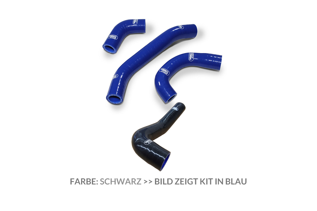 SAMCO SPORT Siliconschlauch Kit schwarz für Honda RS125 Modelljahr 1989-1994