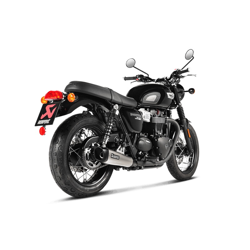 Akrapovic Slip-On Line (Titan) Triumph Bonneville T100 2017-2020 / T120  2016-2020