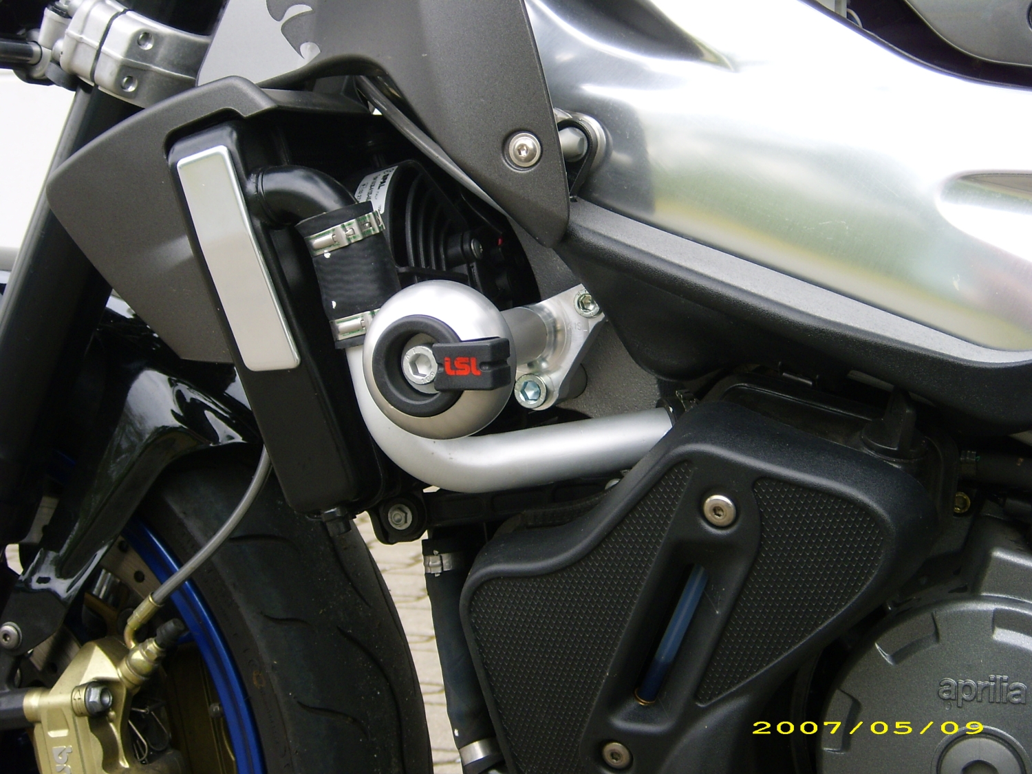 LSL Crash Pad Befestigungskit, für Aprilia RSV 1000/Tuono,  2006-