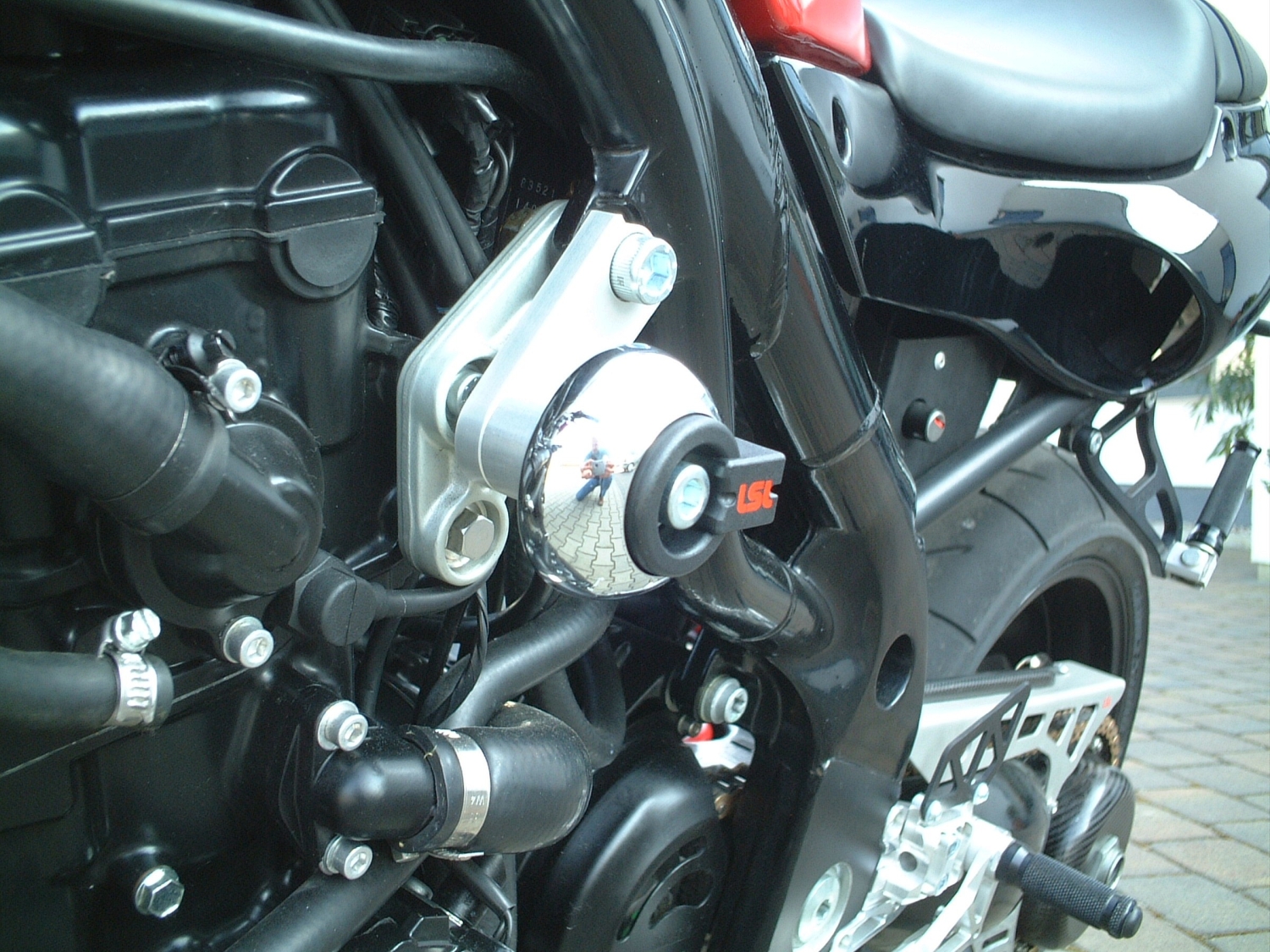 LSL Crash Pad Befestigungskit für Triumph Speed Triple,  1997-2004
