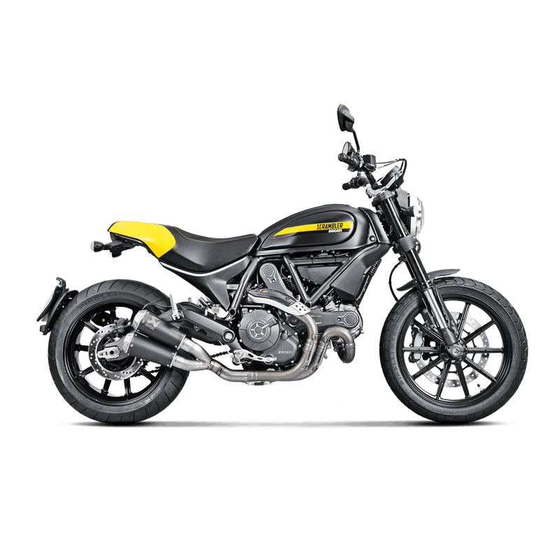 Akrapovic Slip-On Line (Titanium) Auspuff für Ducati Monster 797 Modelljahr 2017-2020, Scrambler Café Racer 2017-2020, Scrambler Icon/Urban Enduro/Classic/Full Throttle 2015-2020