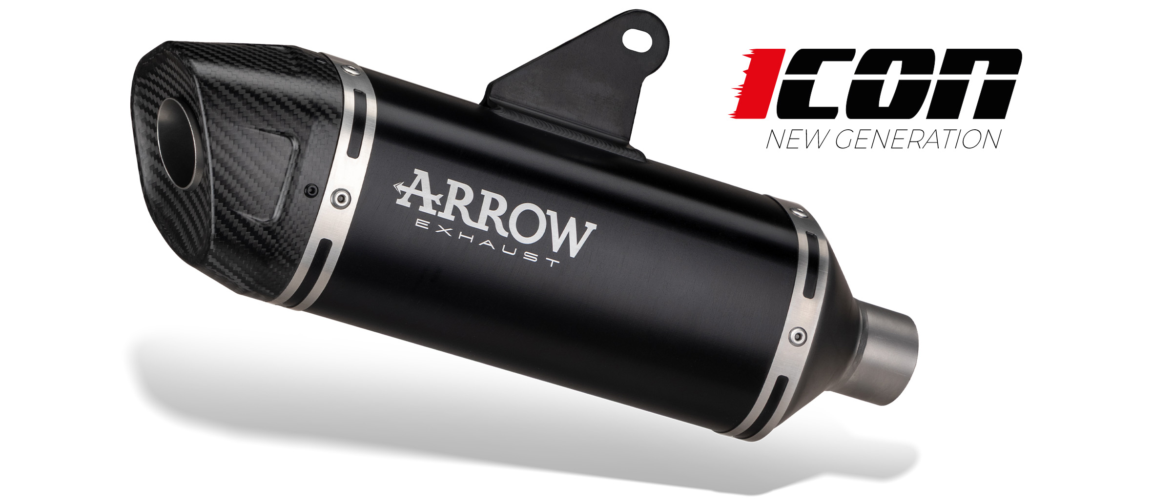 ARROW Auspuff DARK Icon für Yamaha R3, MT-03 2025-