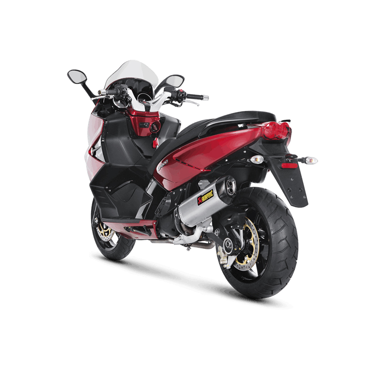 Akrapovic Slip-On Line (SS) Endschalldämpfer für Aprilia SRV 850 Modelljahr 2012-2016 und für Gilera GP 800 Modelljahr 2008-2015