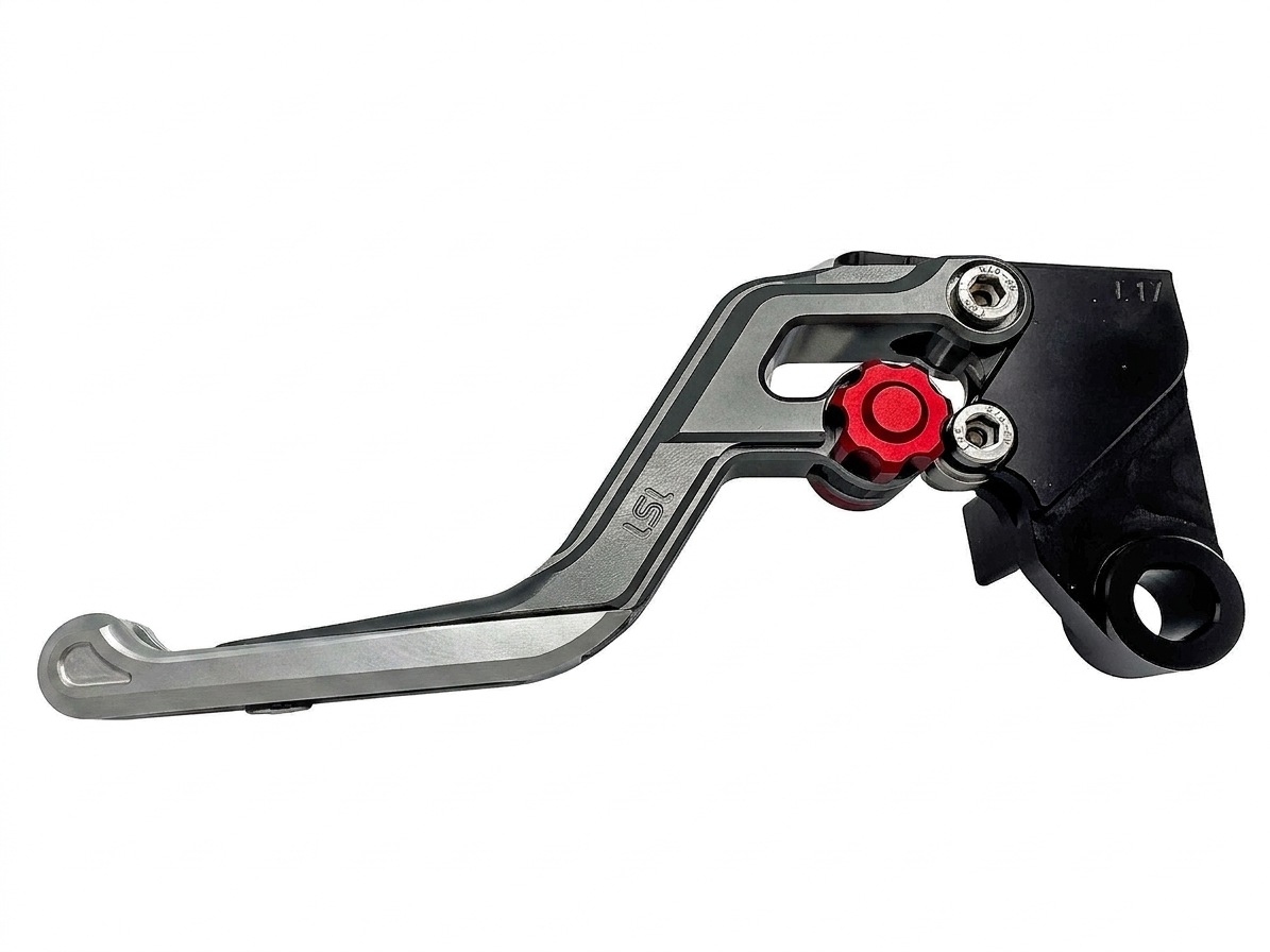 LSL ERGONIA Kupplungshebel L50 Anthrazit/Rot/Silber