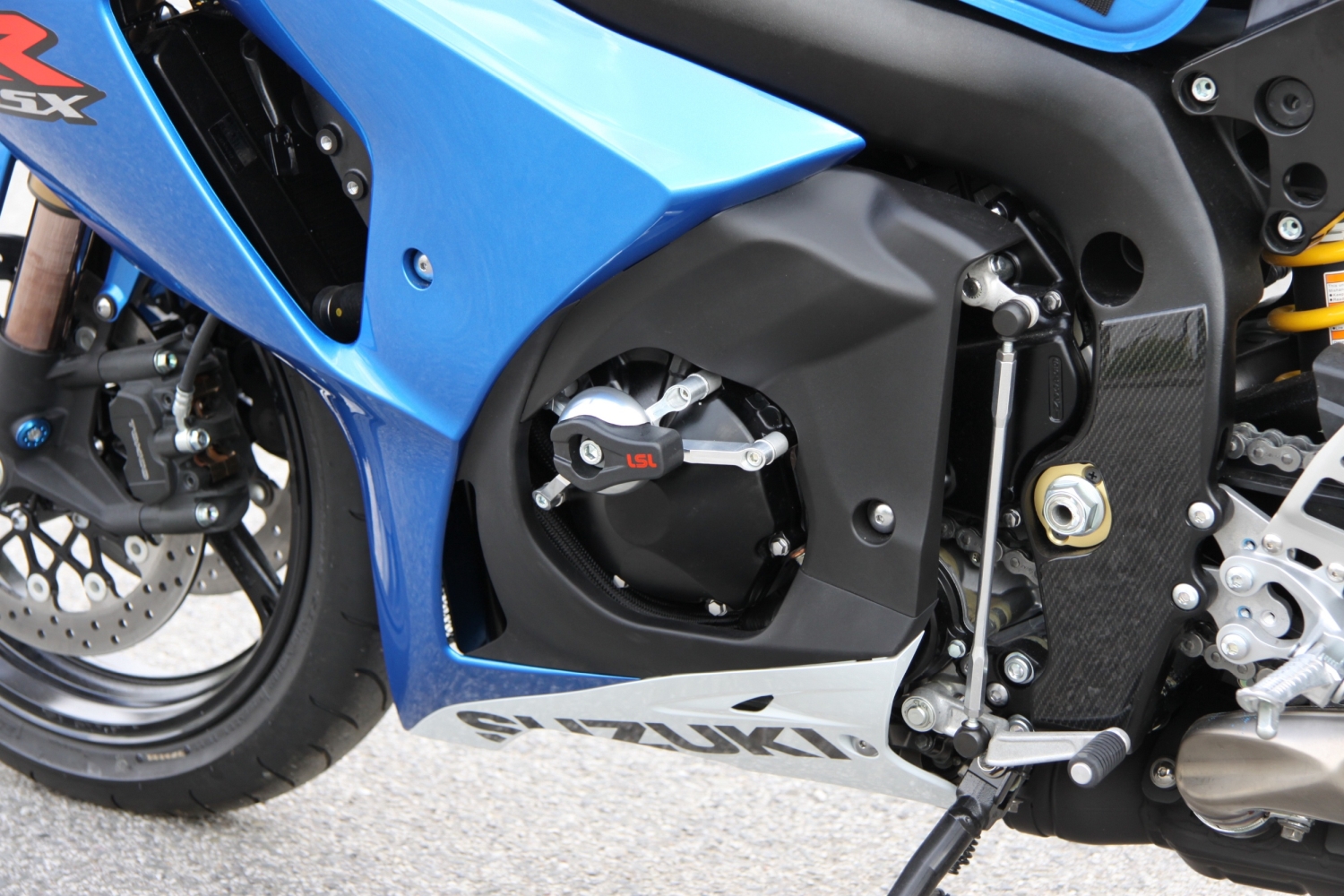 LSL Crash Pad Anbaukit für Suzuki GSX-R1000,  2009-