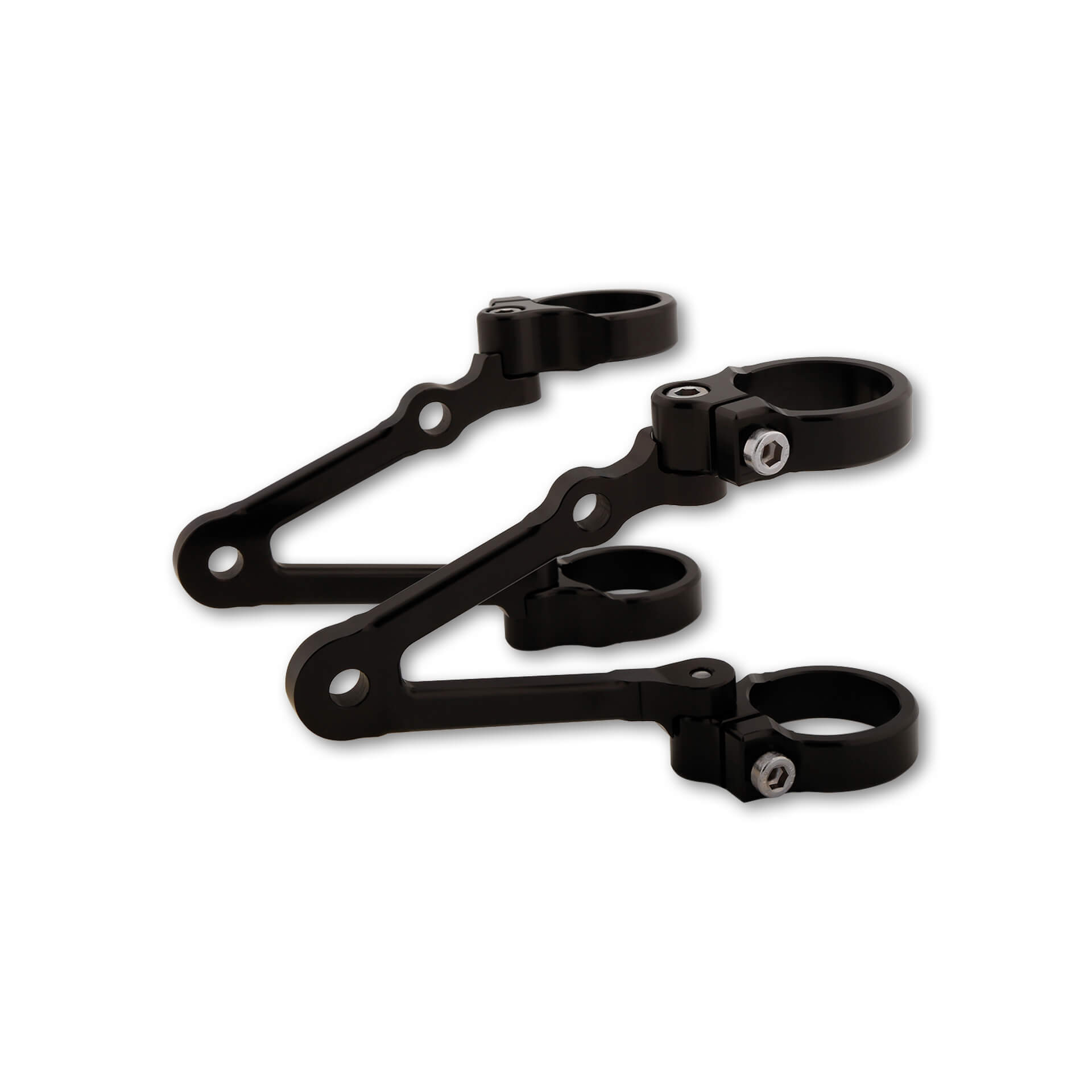 LSL Lampenhalter, drehbar, lang, Ø 43 mm mit 82mm Streben mit Blinkeraufnahme