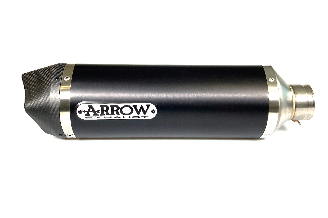 ARROW Auspuff RACE TECH für Aprilia RSV4 / V4R / RSV4RF / Tuono V4 aus Aluminium, schwarz