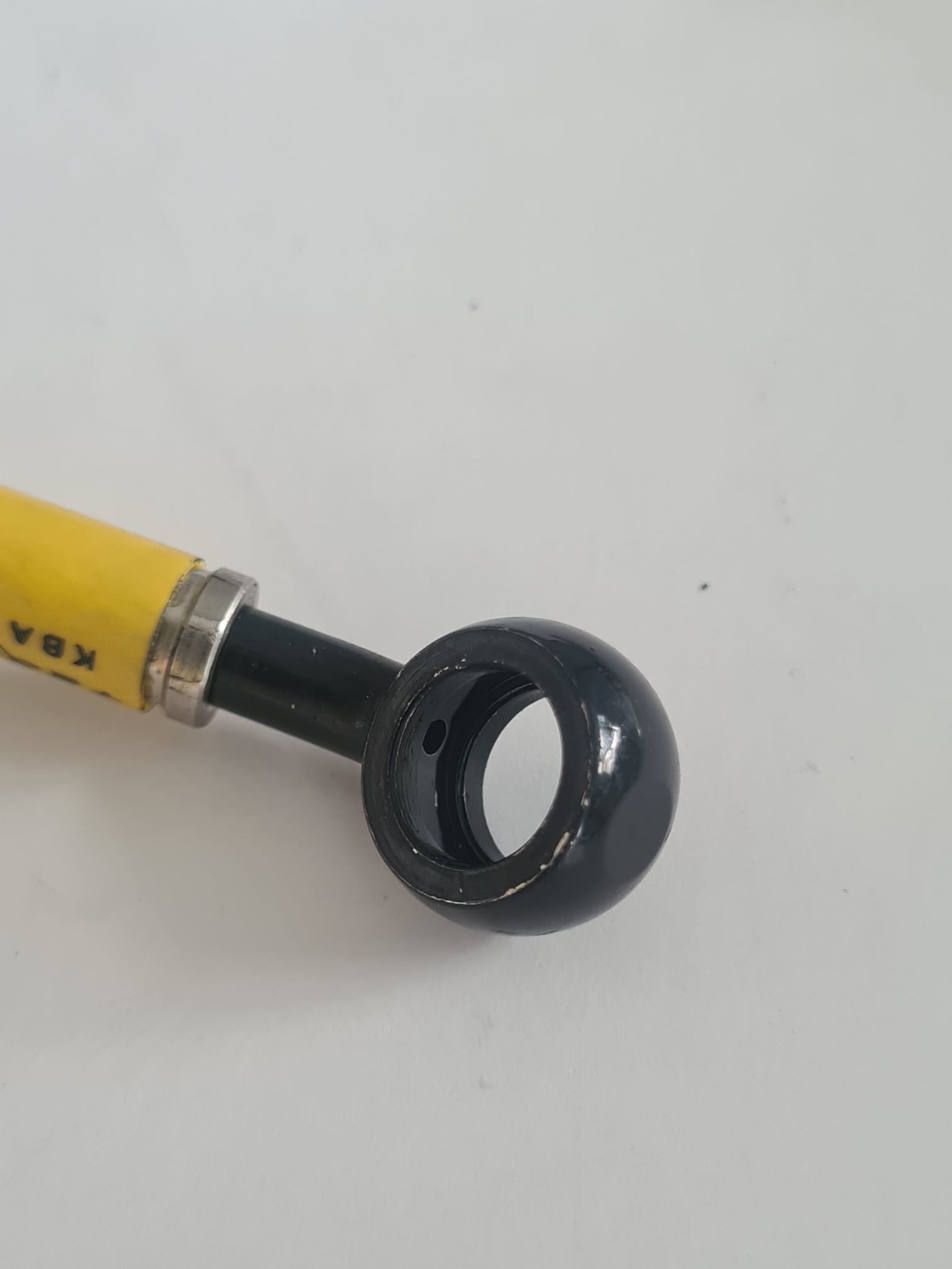 HEL Stahlflexleitung vorne Verlegeart OEM für Honda CBR600 FM - FN - FP - FR 1991 - 1994, Edelstahl