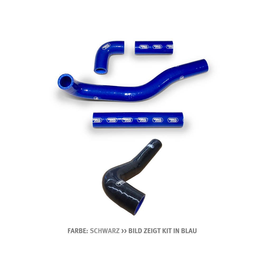 SAMCO SPORT Siliconschlauch Kit schwarz für Kawasaki KX500 Modelljahr 1983-2004