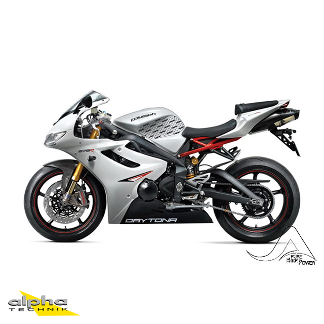 Stompgrip klar, Volcano, für Triumph, Daytona 675 (R), Street Triple