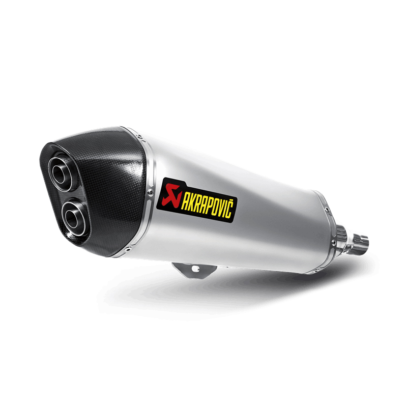 Akrapovic Slip-On Line (SS) Auspuff für Gilera Fuoco 500 2007-2016, Peugeot Satelis 400/500 2008-2011, Piaggio Modelle