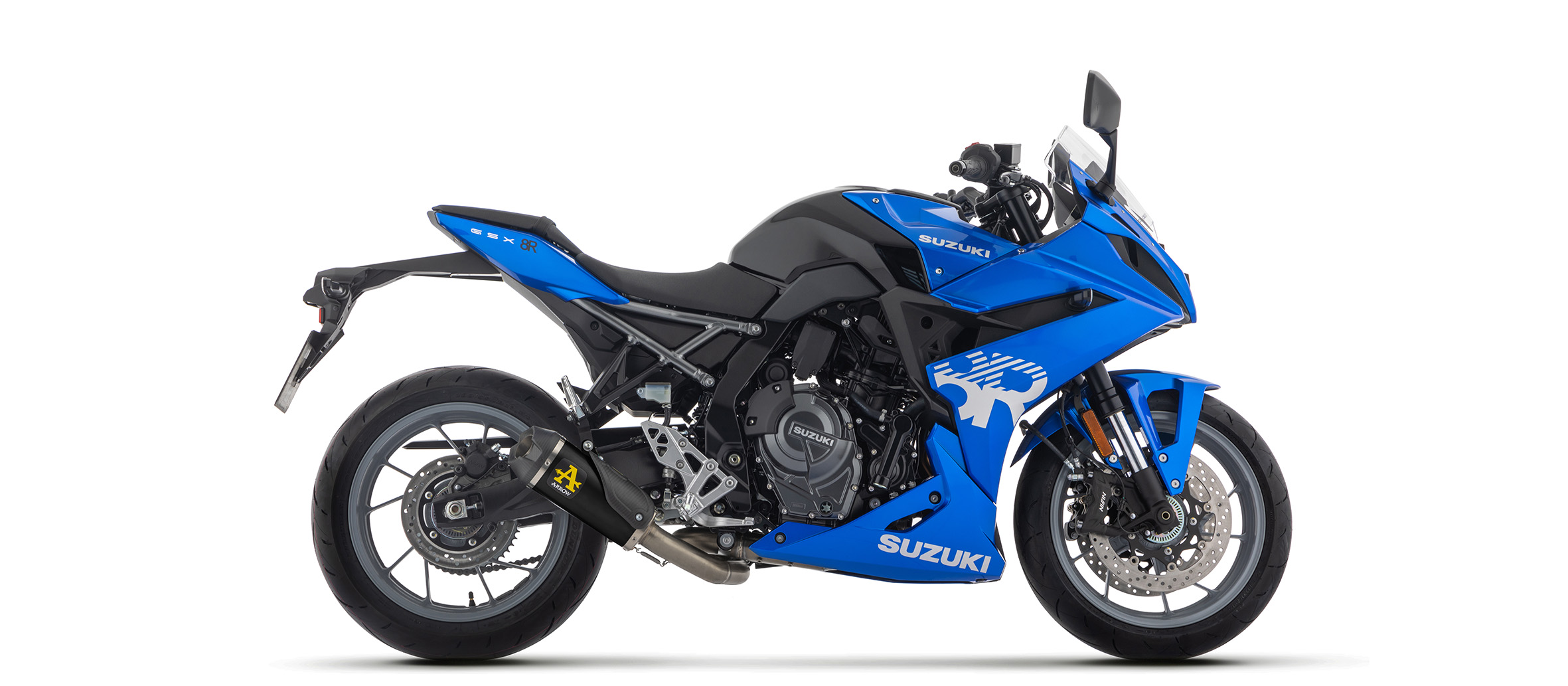 ARROW Auspuff WORKS DARK Racing für Suzuki GSX-8S, GSX-8R 2024- und GSX-8T, 8TT, 2025-