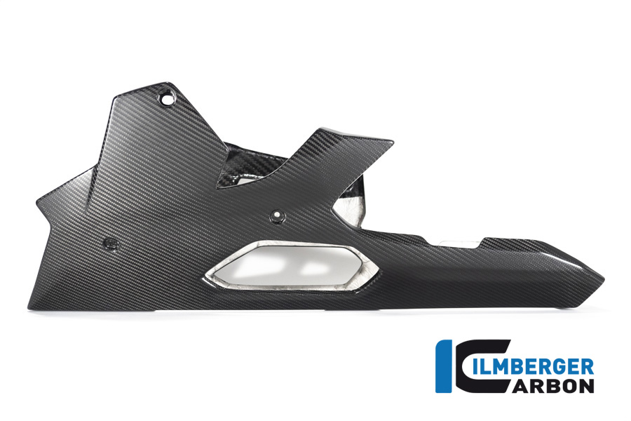 Ilmberger Carbon Motorspoiler lange Version ohne Hauptständer, glänzend, BMW S1000XR 2020-2023