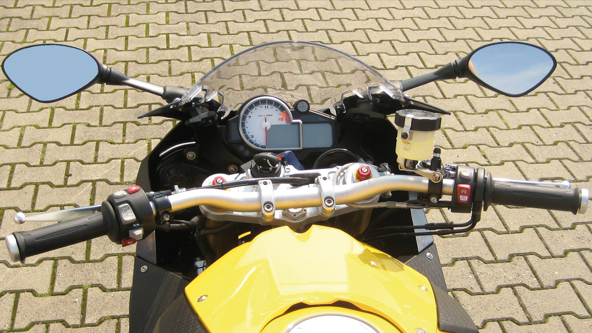 LSL Gabelbrücke für BMW S1000RR 2012-, schwarz