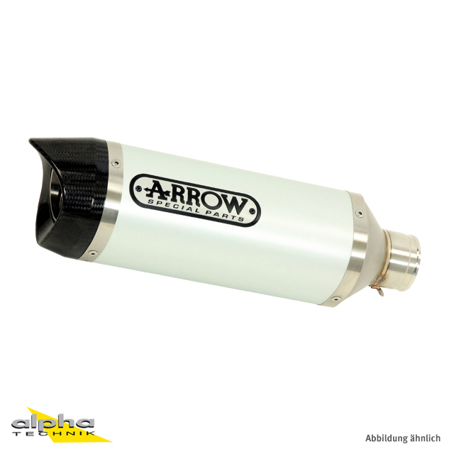ARROW Auspuff THUNDER für Benelli BN302 2014-18 / BN502S 2019- aus Aluminium