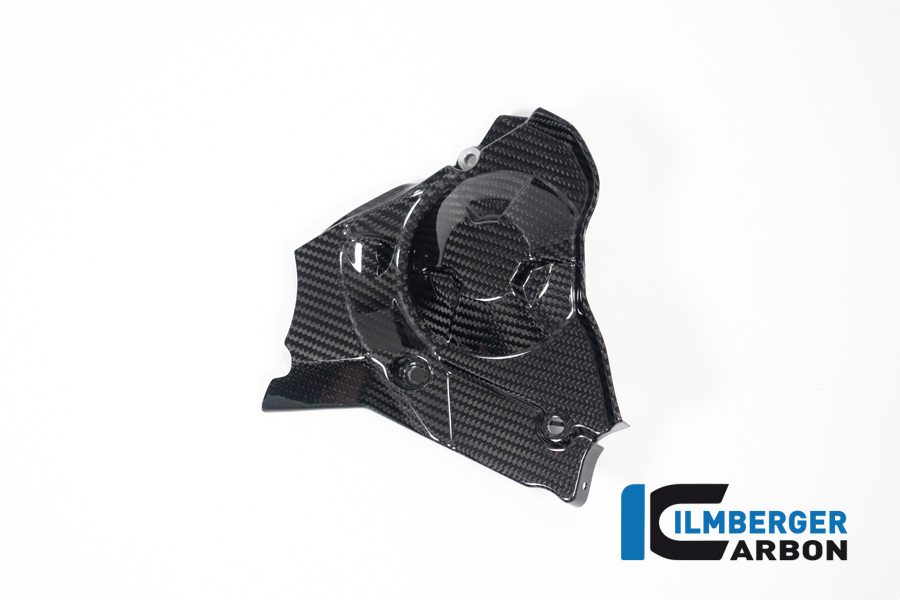 Ilmberger Carbon Ritzelabdeckung glanz für Aprilia RSV4 / Tuono V4 2021-