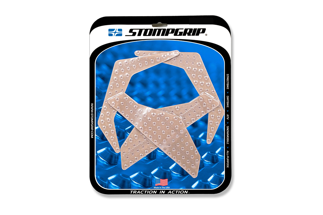 Stompgrip Tank Pad klar, Volcano, Streetbike Tank Kit - Tank Seiten, für Suzuki GSX-S1000S Katana, Typ WDG0 EURO4, Baujahr 2020-2022