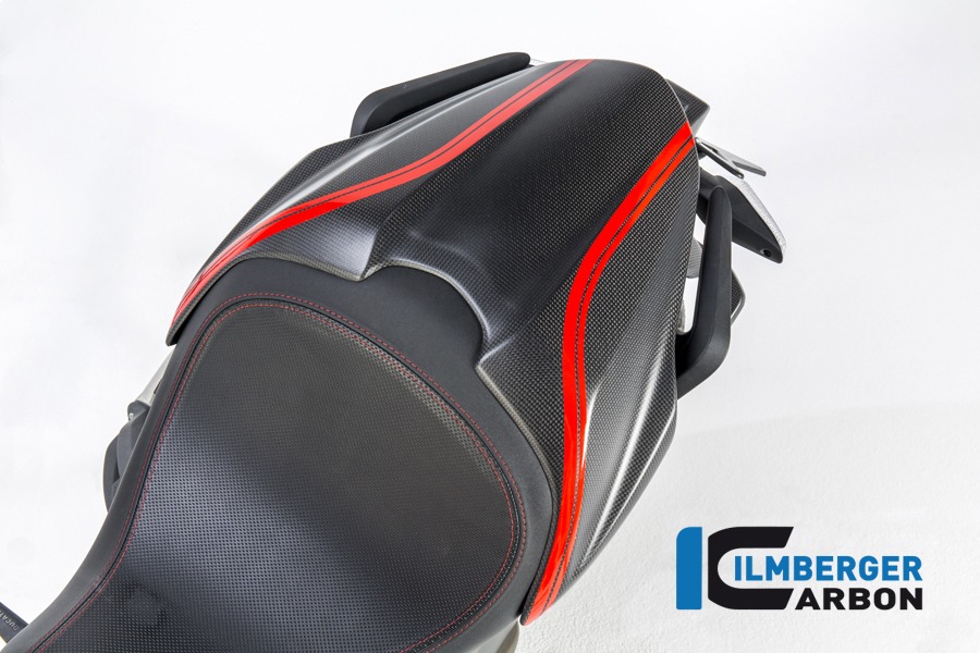 Ilmberger Carbon Soziussitzabdeckung matt