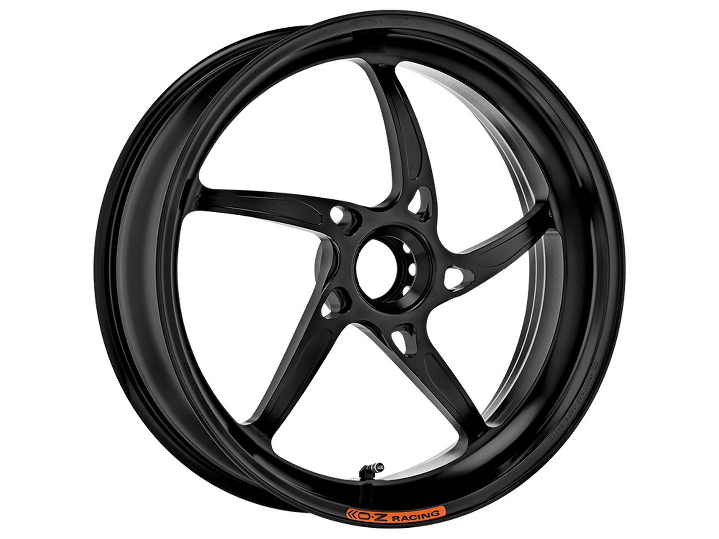 OZ Piega Aluminium hinten in schwarz matt für KTM 1290 Super Duke R(R), 2016-2023 und 1290 Super Duke GT, 2016-2023