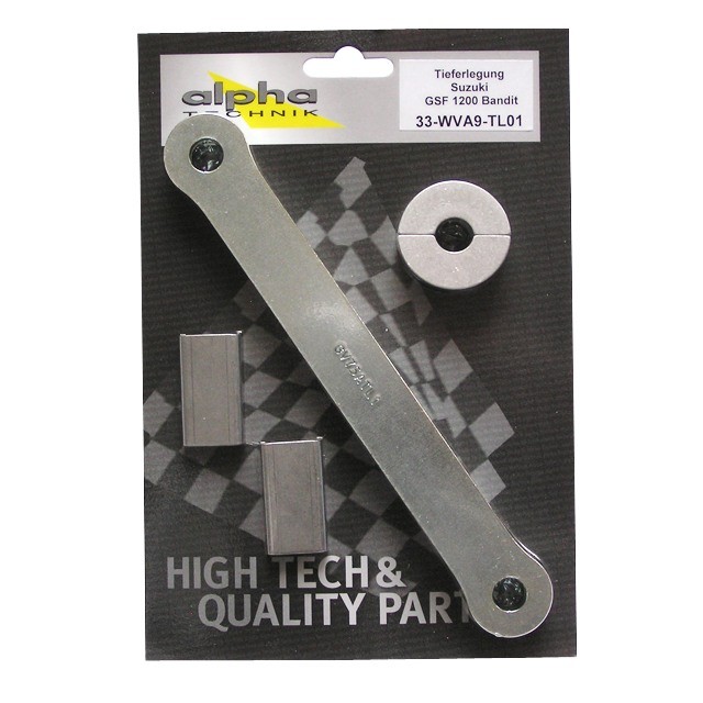 alpha Technik Tieferlegungssatz 25mm für Suzuki GSF1200 Bandit; Typ WVA9; Modelljahr 2001-