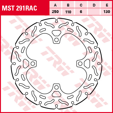 TRW Bremsscheibe Sportiv starr MST291RAC