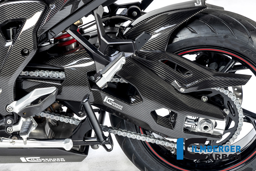 Ilmberger Carbon Schwingenabdeckung links, glänzend, BMW S1000XR 2020- M1000XR 2024-