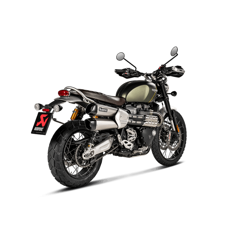 Akrapovic Slip-On Line (Titan) Triumph Scrambler 1200 2019-2020