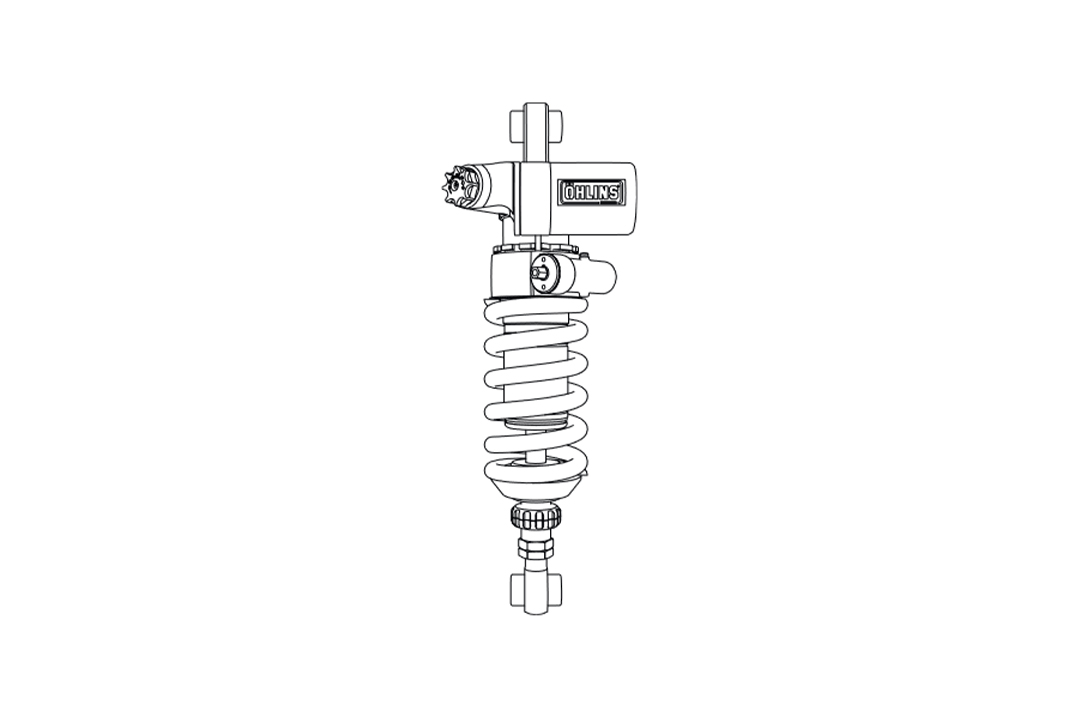 Öhlins Federbein Road & Track BM 460 für BMW R nineT 2021- und R nineT Pure 2021-