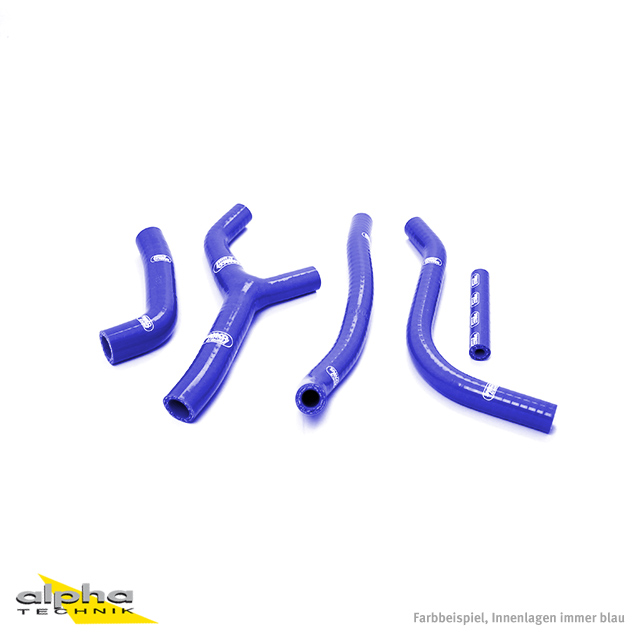 SAMCO SPORT Siliconschlauch Kit blau für Honda CR125RD Modelljahr 1982-1983