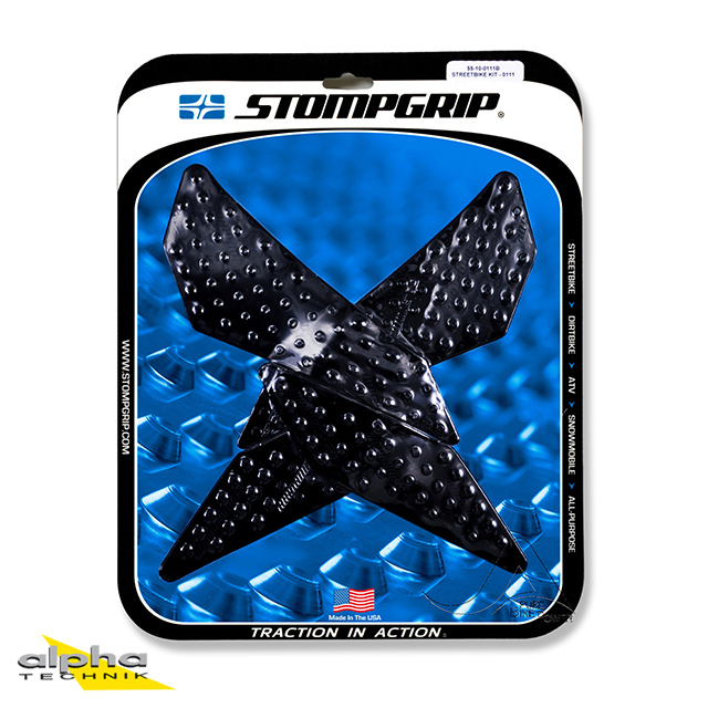 Stompgrip schwarz, Volcano, für  MV Agusta Rivale 800, Stradale 800, 2014-2015