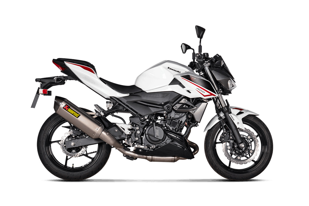 Akrapovic Slip-On Line (Titanium) Auspuff für Kawasaki Ninja 400 2018-, Z400 2019-