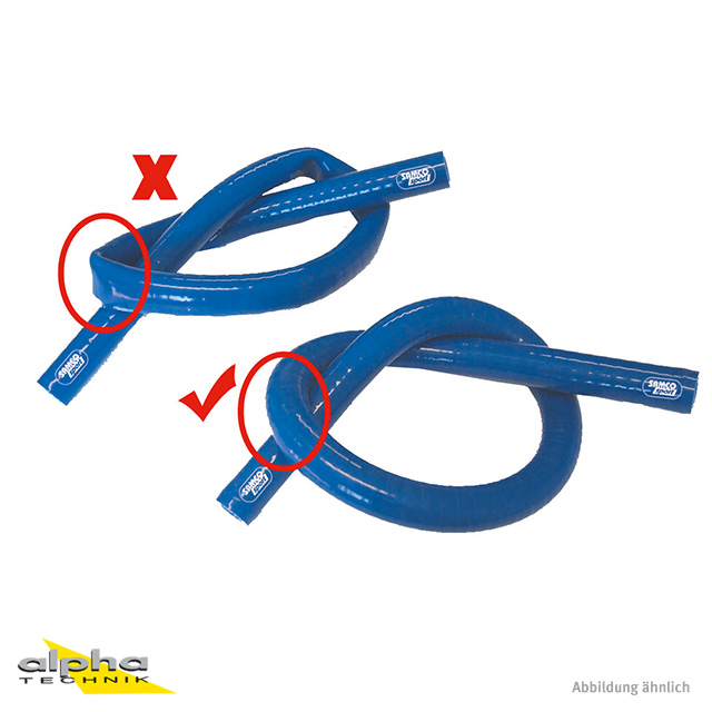 SAMCO SPORT Siliconschlauch Xtraflex blau Innendurchmesser 8 mm