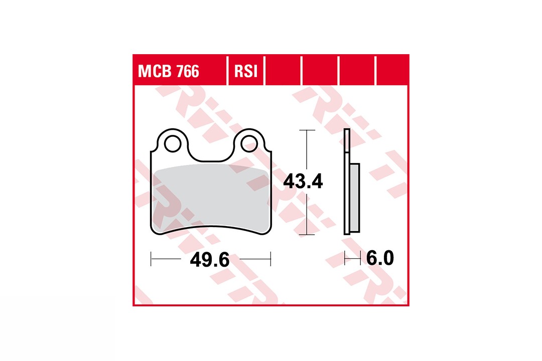 TRW Bremsbelagsatz Sinter Offroad MCB766RSI