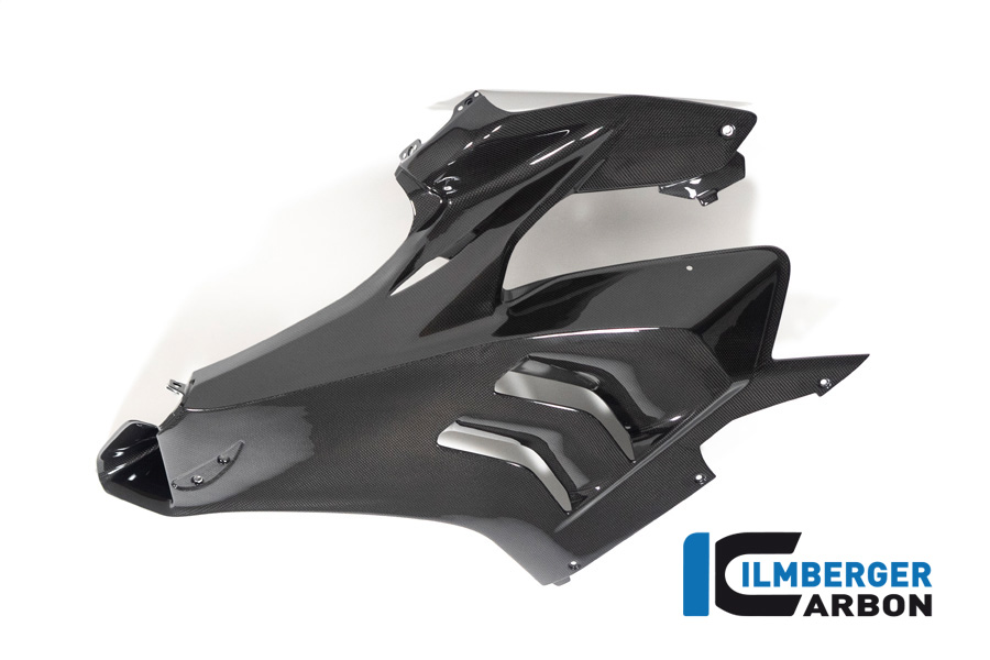 Ilmberger Carbon Verkleidungsseitenteil links Racing, glänzend, Ducati Panigale V4, V4S 2022-