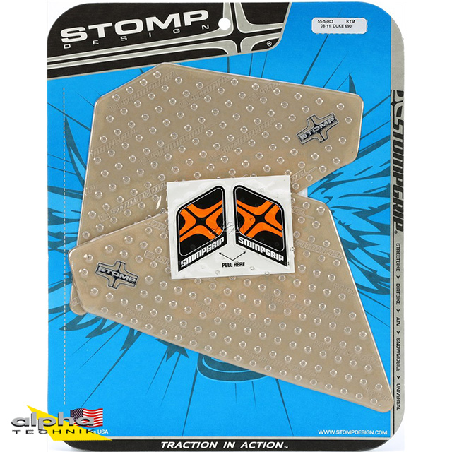 Stompgrip klar, Volcano, für verschiedene Honda, KTM, Suzuki, Triumph und Yamaha Modelle (siehe Verwendungsliste)