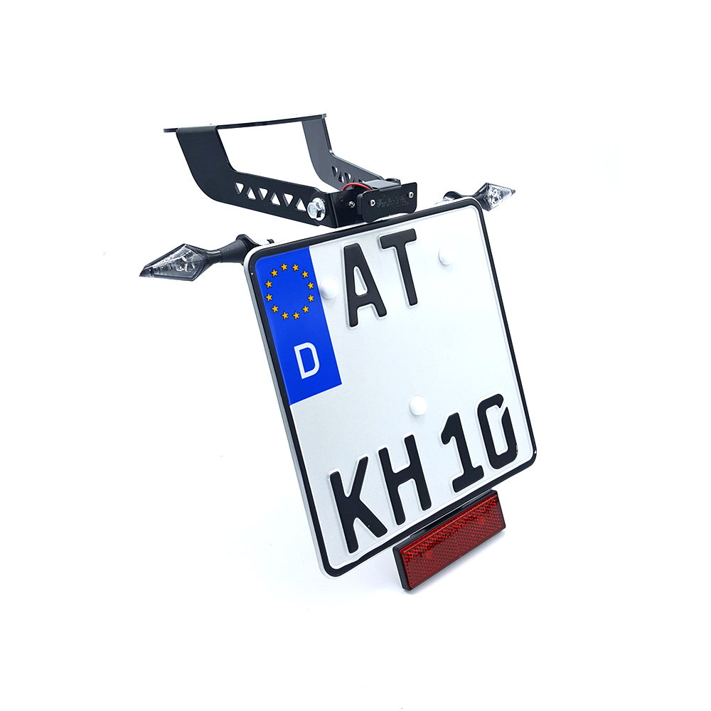 alpha Technik Kennzeichenhalter für Honda NC750; Typ RC88,RC89,RC90; Modelljahr 2016-