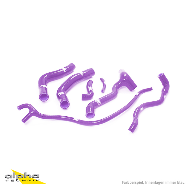 SAMCO SPORT Siliconschlauch Kit violett für Aprilia SMV750 Dorsoduro Modelljahr 2007-2017