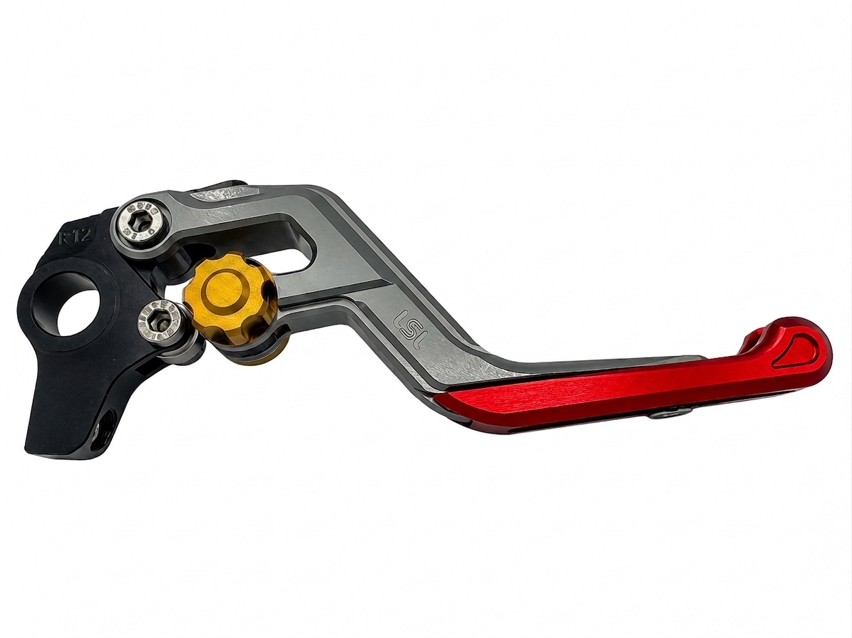 LSL ERGONIA Bremshebel R68R Anthrazit/Gold/Rot