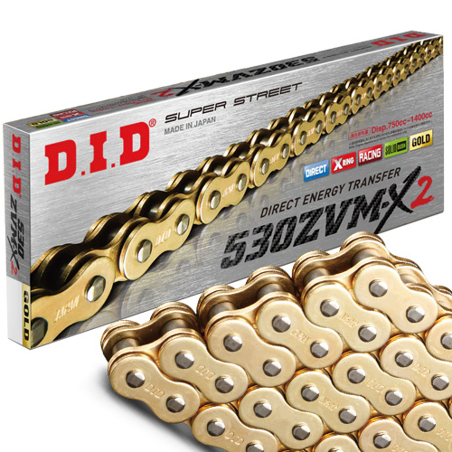 Kette DID 530 ZVM-X2 gold G&G