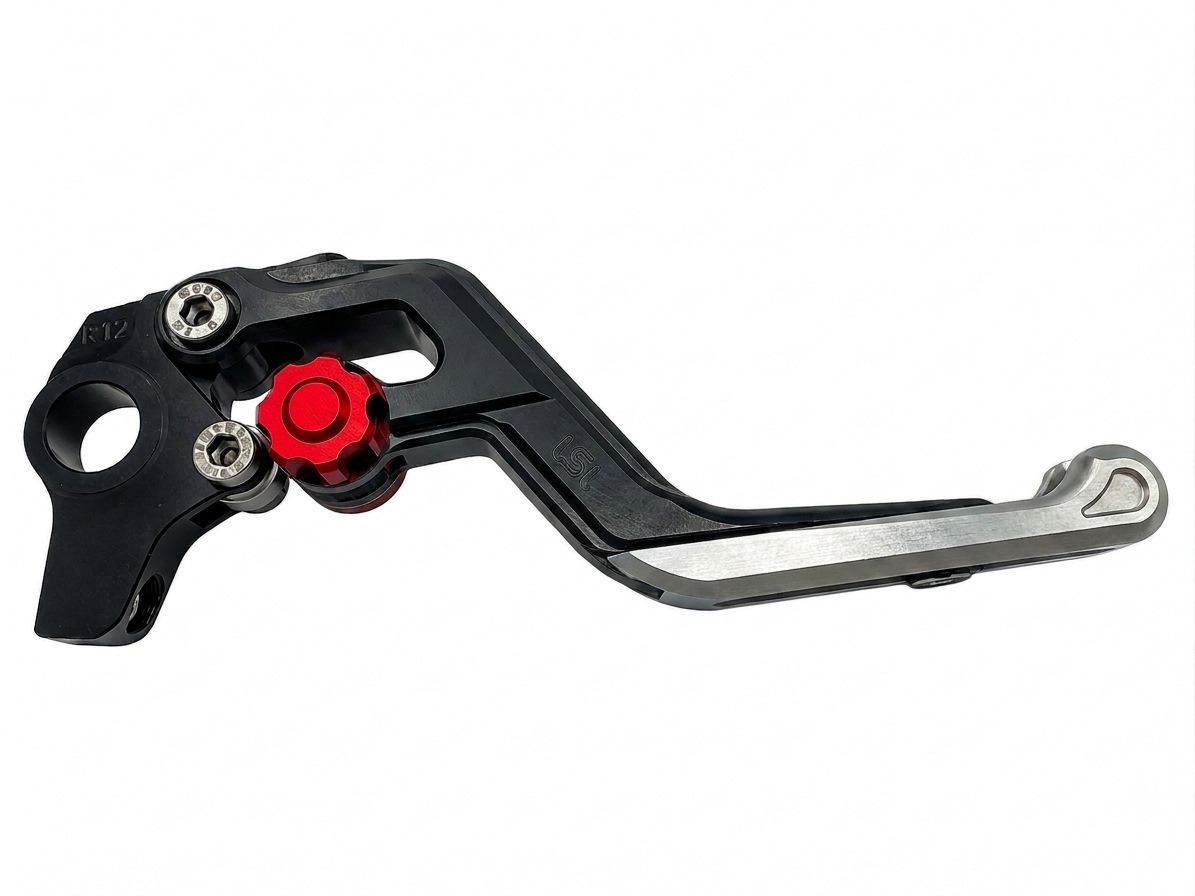 LSL ERGONIA Bremshebel R14 Schwarz/Rot/Silber