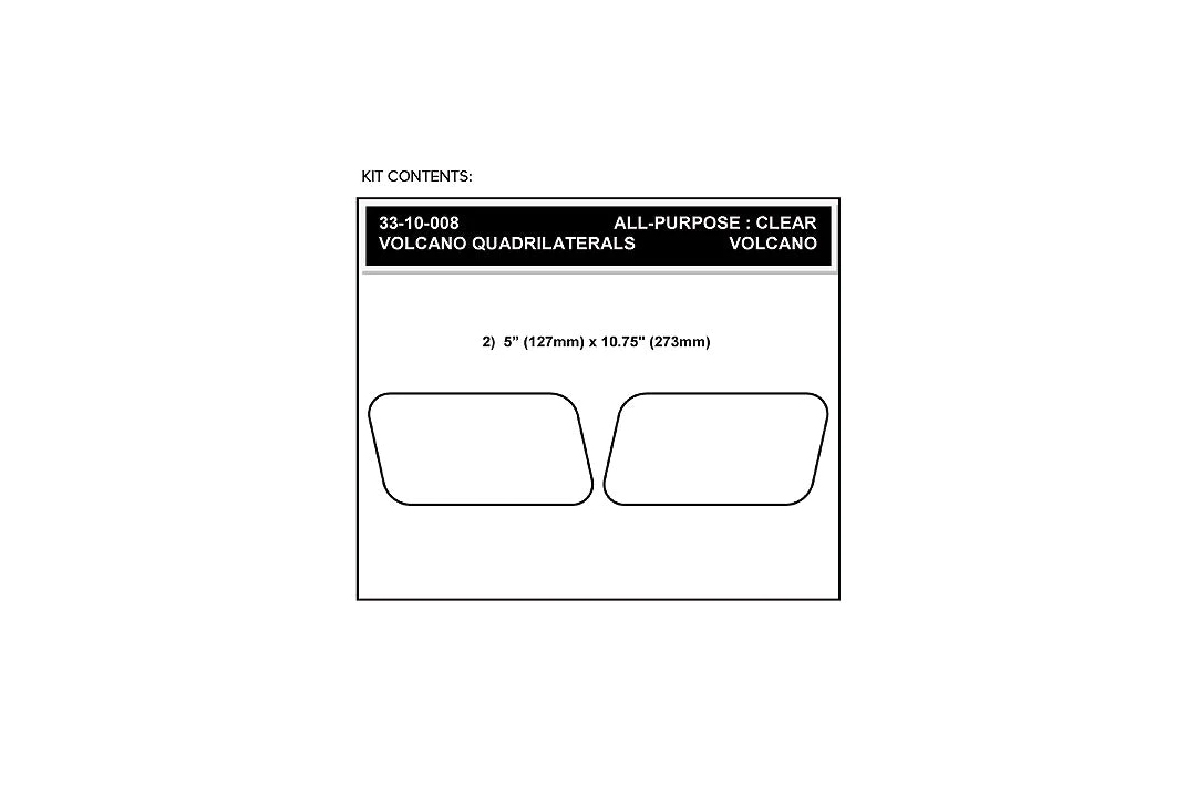Stompgrip Traction Pads Universal Rechteckig klar