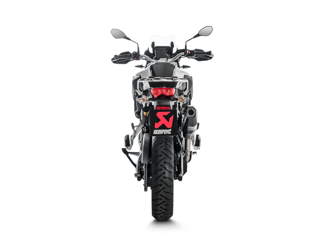 Akrapovic Slip-On Line (Titanium) Auspuff für BMW F 800GS und F900GS / Adventure 2024-, F750GS und 850 GS/Aventure 2018-2023