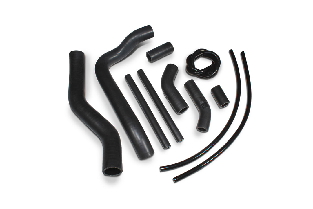 SAMCO SPORT Siliconschlauch Kit classic schwarz matt für Honda VFR750R Modelljahr 1988-1993