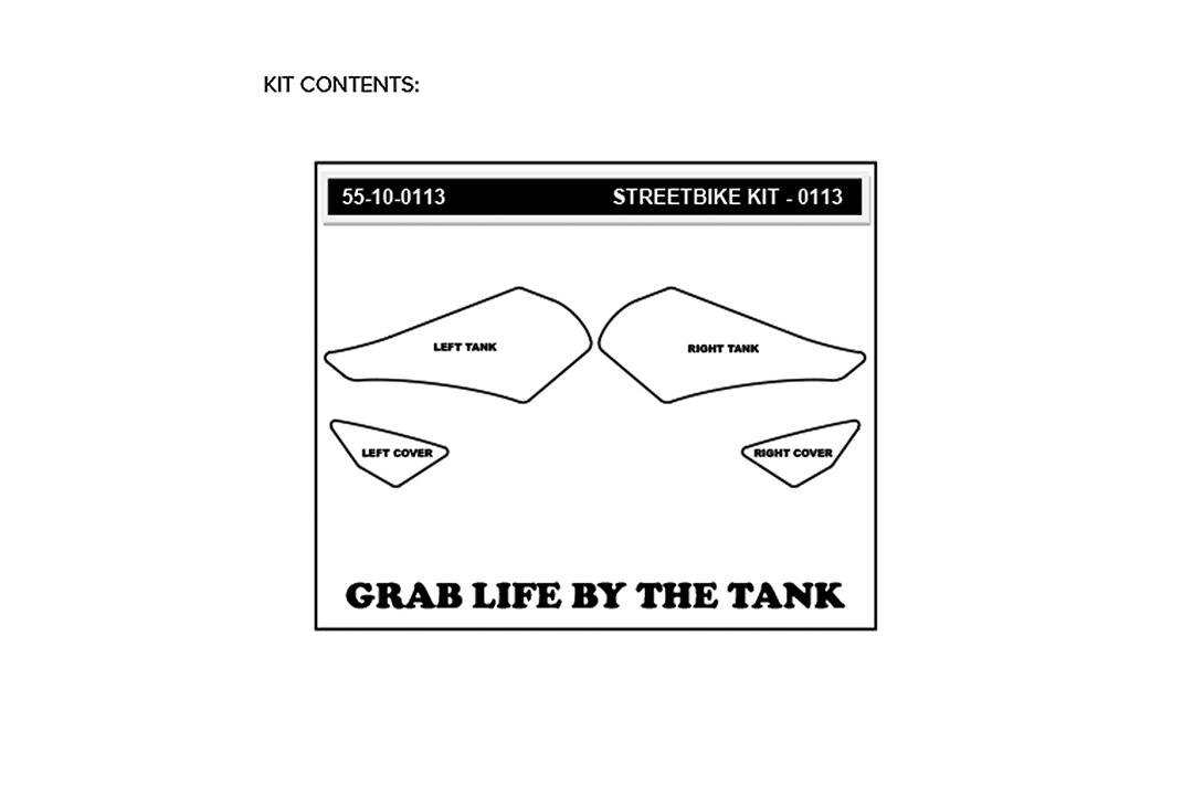 Stompgrip Traction Pads hybrid, für BMW R1200RS, 2014-2018, R1250RS, 2019-2020