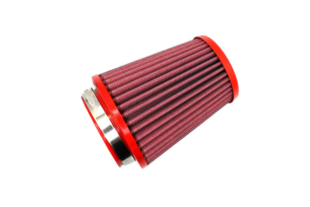BMC Universal-Sportluftfilter Konisch, 76 mm Durchmesser, 151 mm Länge, zentral, Kunststoffkappe