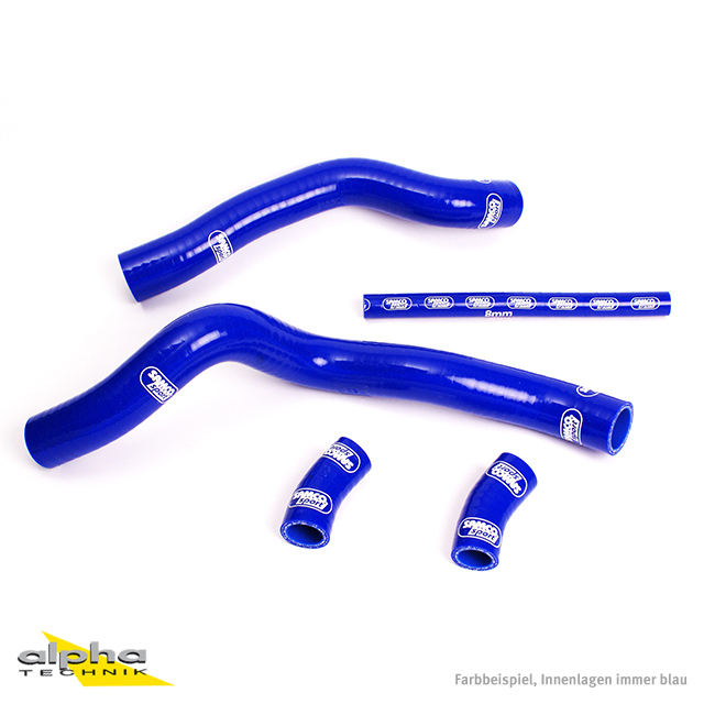SAMCO SPORT Siliconschlauch Kit blau für Suzuki TL1000S Modelljahr 1998-2001