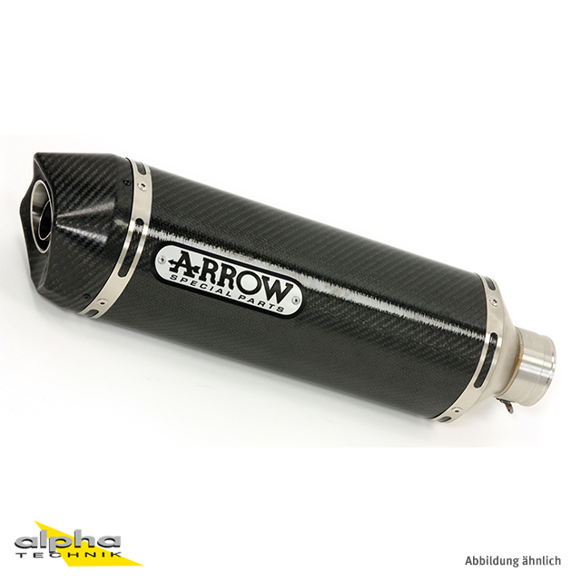 ARROW Auspuff STREET THUNDER für Honda CBR650F 2014-, Carbon (Nur mit ARROW Krümmer)