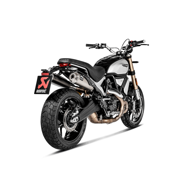 Akrapovic Slip-On Line Hitzeschutzschild (Titanium) Ducati Scrambler 1100 Modelljahr 2018-2020
