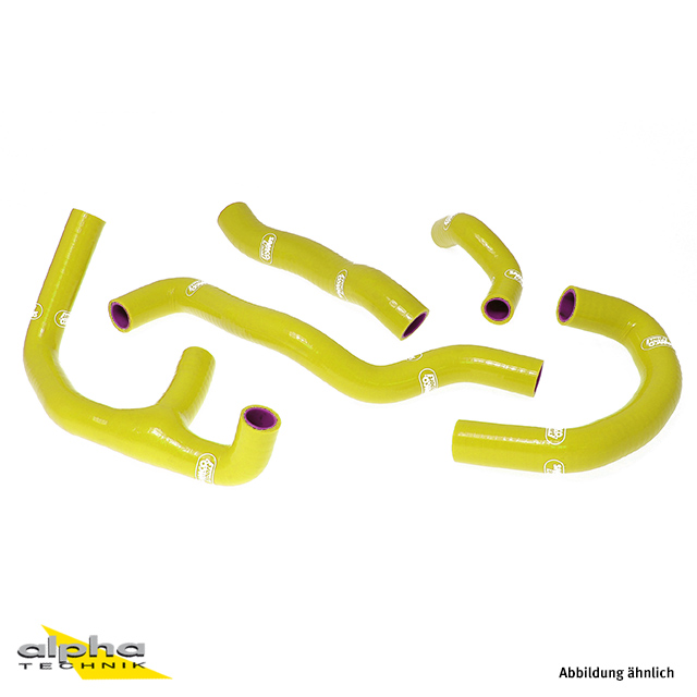 SAMCO SPORT Siliconschlauch Kit gelb für Aprilia RS250 Modelljahr 1994-2003