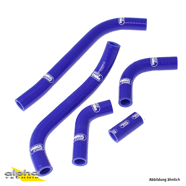 SAMCO SPORT Siliconschlauch Kit blau für Yamaha TZ250 Modelljahr 1988-1989